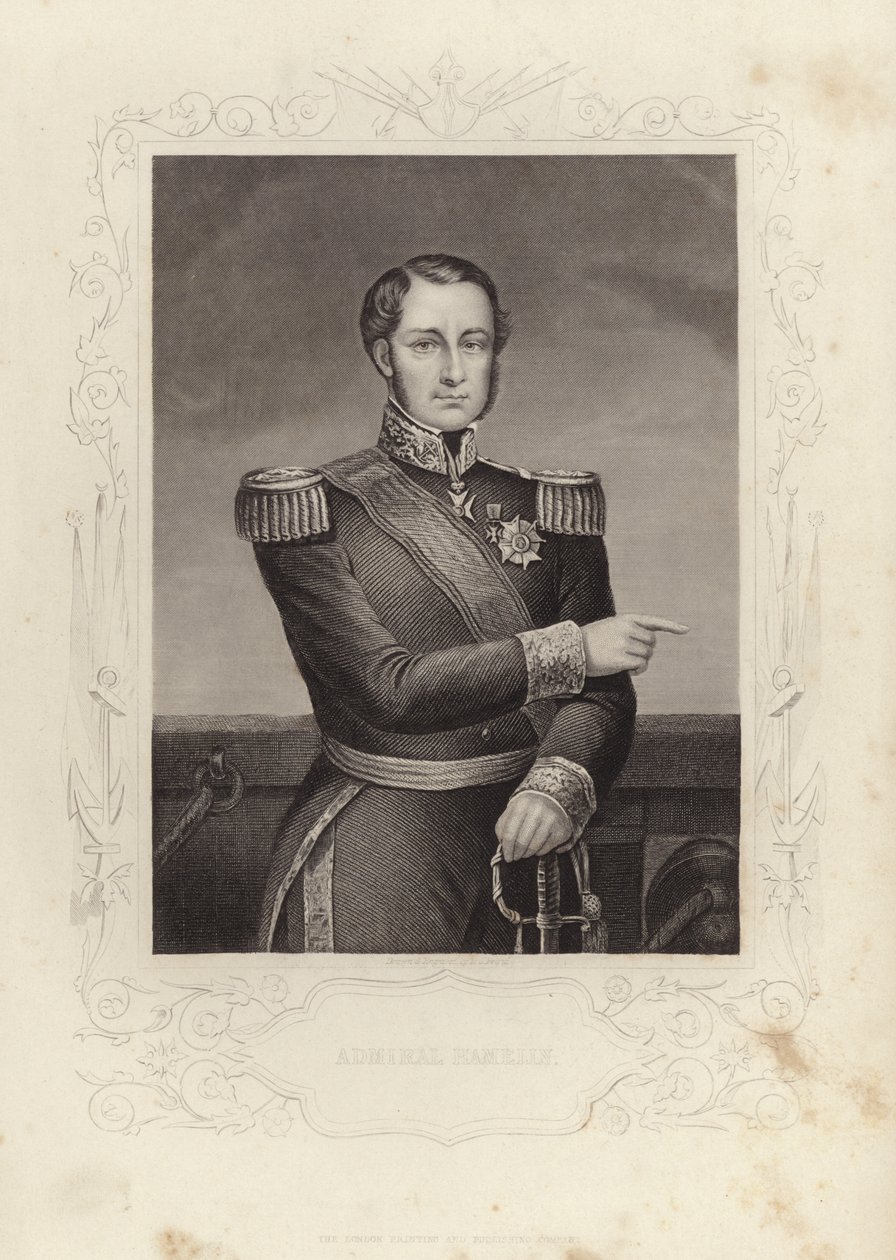 Admiral Havelin (engraving) af Daniel John. Pound