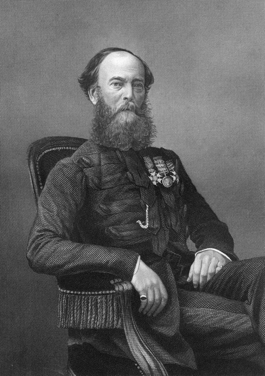 Oberst Brownrigg, britisk soldat, 1857. af Daniel John Pound