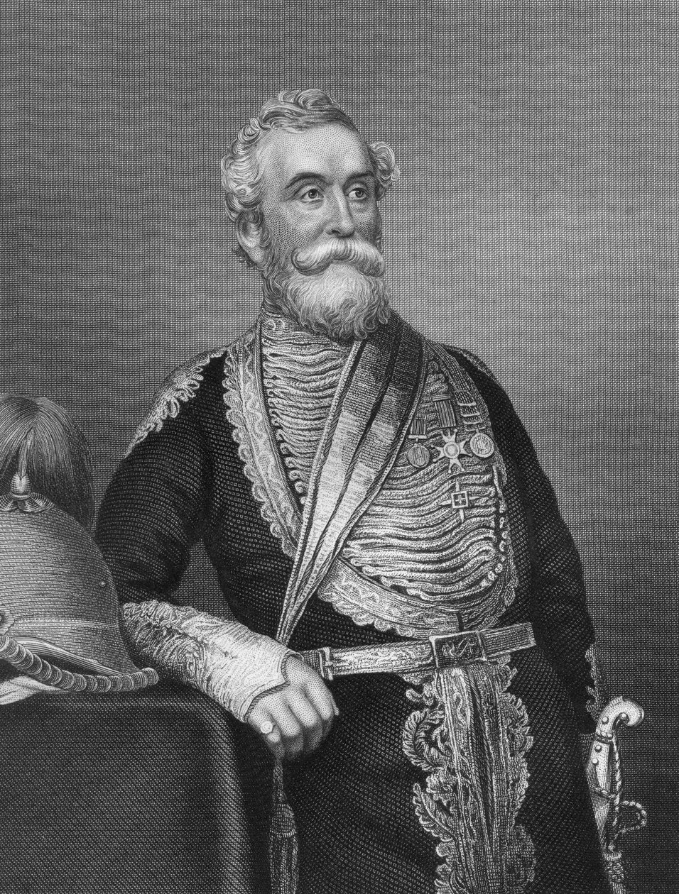 General Beatson, britisk soldat, 1857. af Daniel John Pound