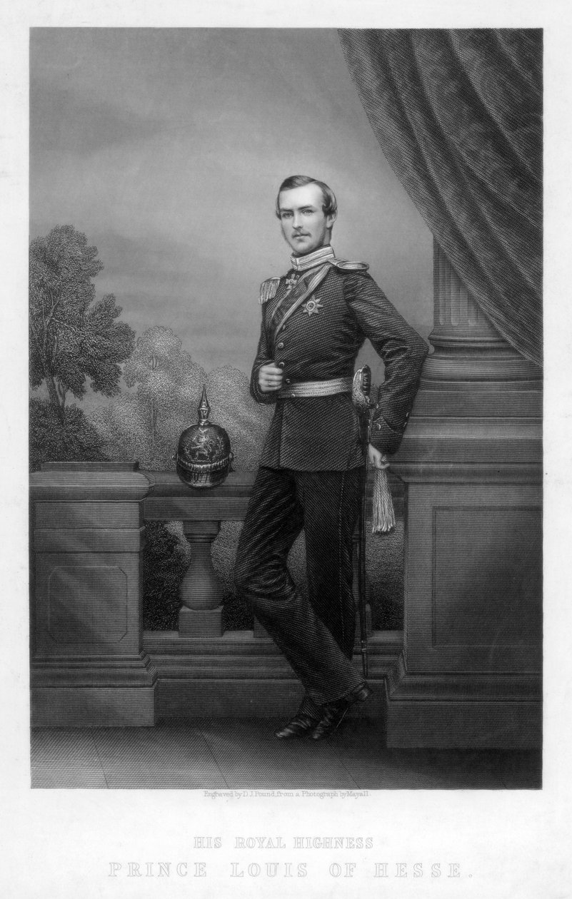 Prins Louis af Hessen, 1800-tallet. af Daniel John Pound