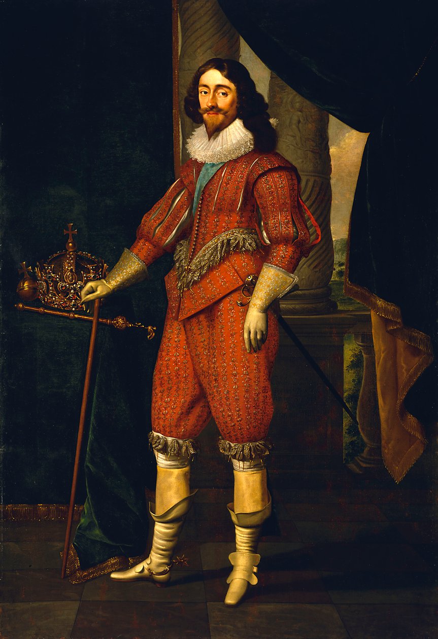 Charles I (1600-1649), ca. 1631 (olie på lærred) af Daniel Mytens