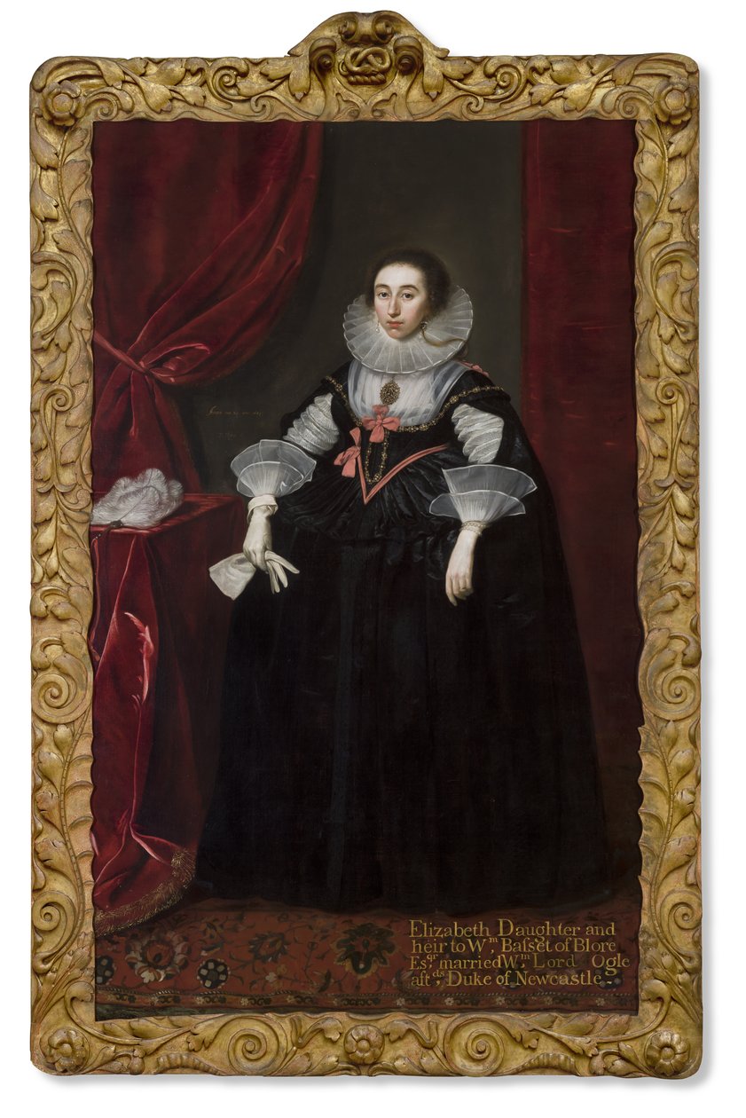 Portræt af Elizabeth Cavendish, 1624 af Daniel Mytens