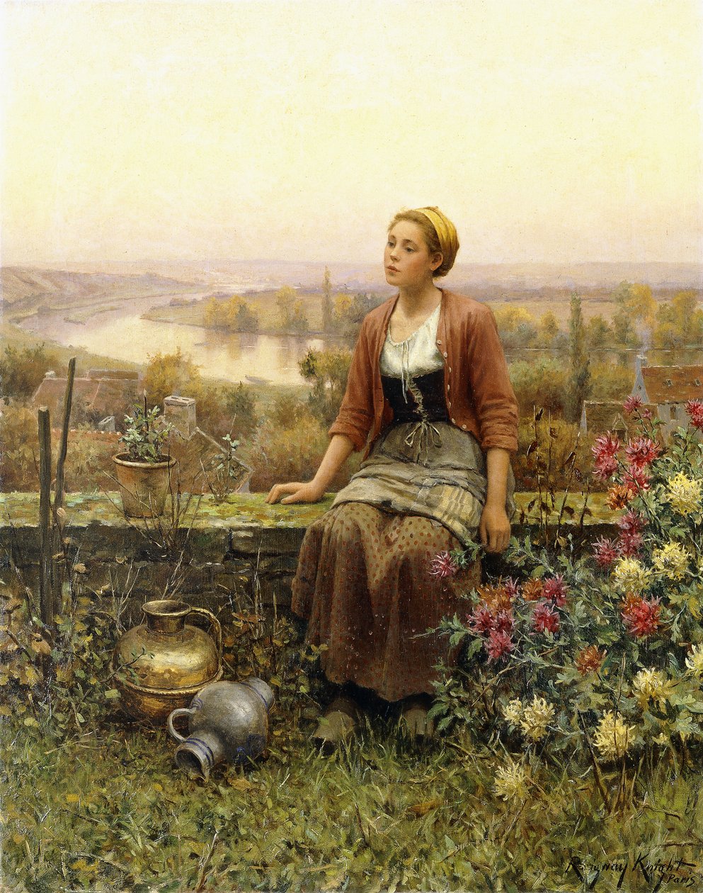 Marie, af Daniel Ridgway Knight