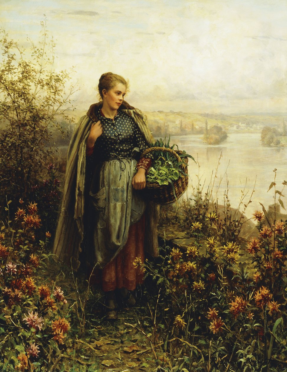 Morgenafkøling, af Daniel Ridgway Knight