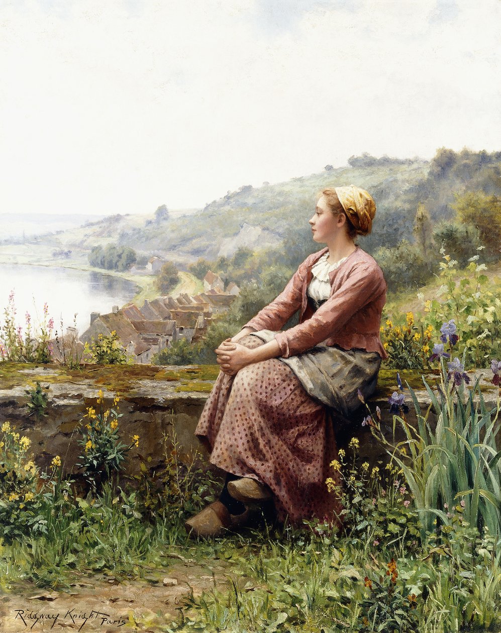 Reverie, af Daniel Ridgway Knight
