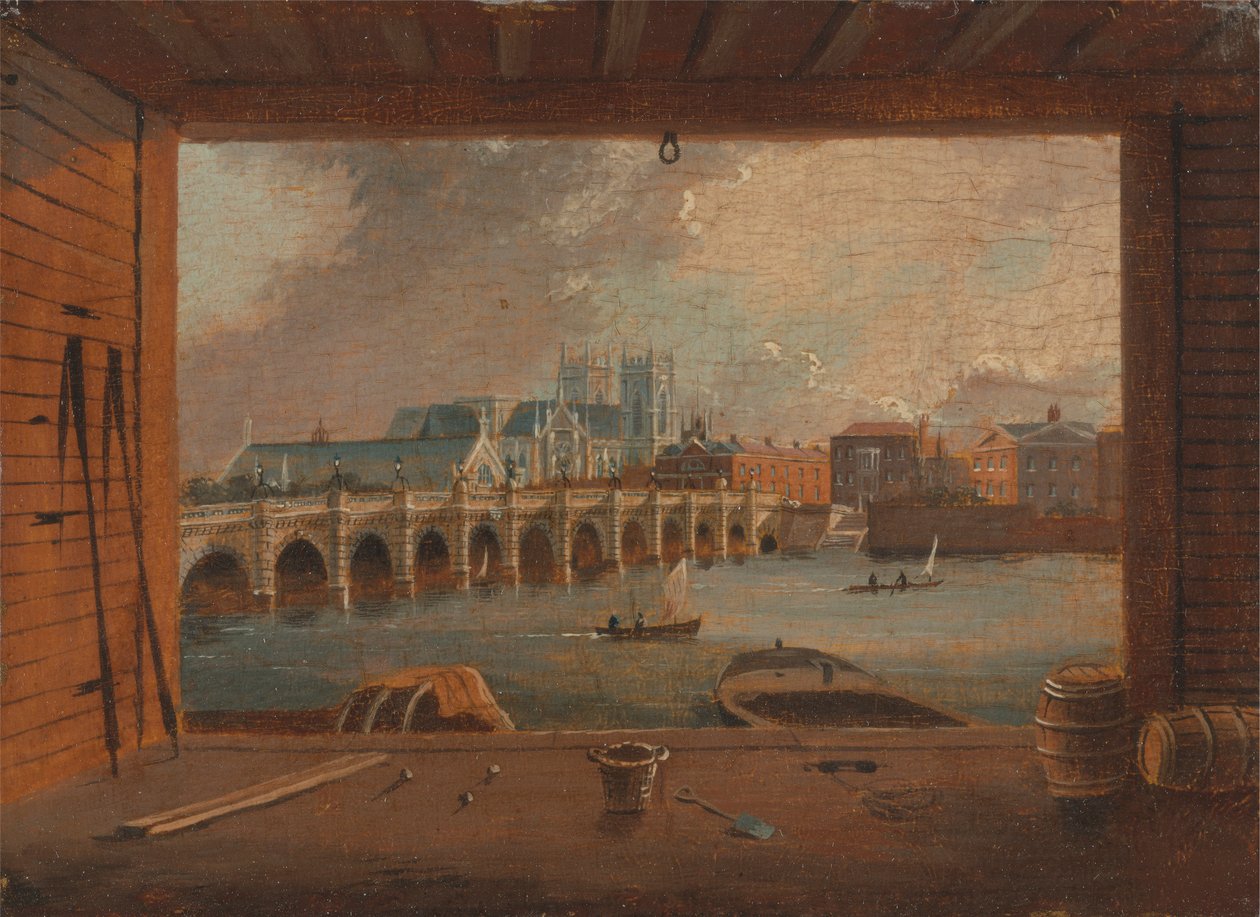 Udsigt over Westminster Bridge af Daniel Turner