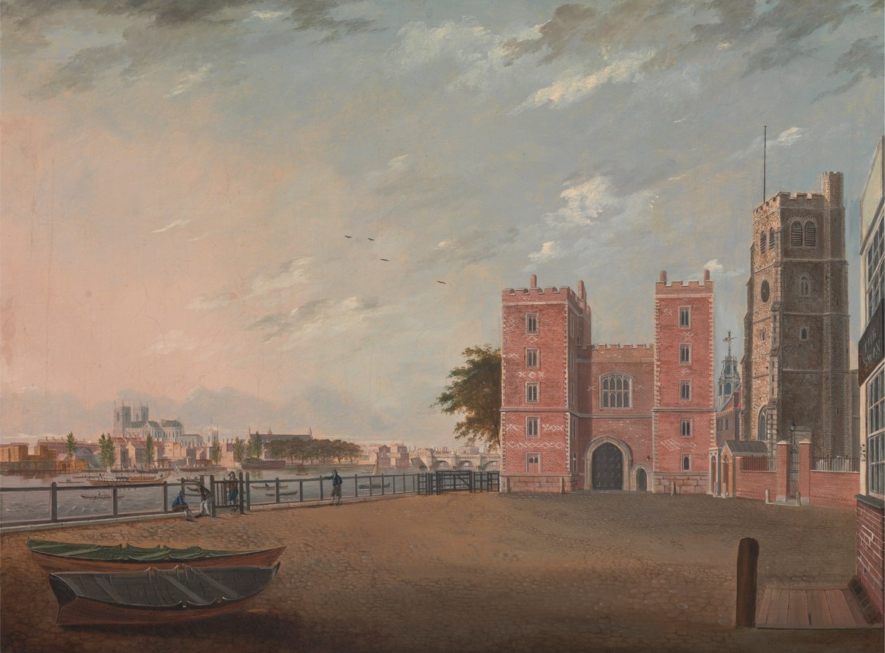 Lambeth Palace fra Vesten af Daniel Turner