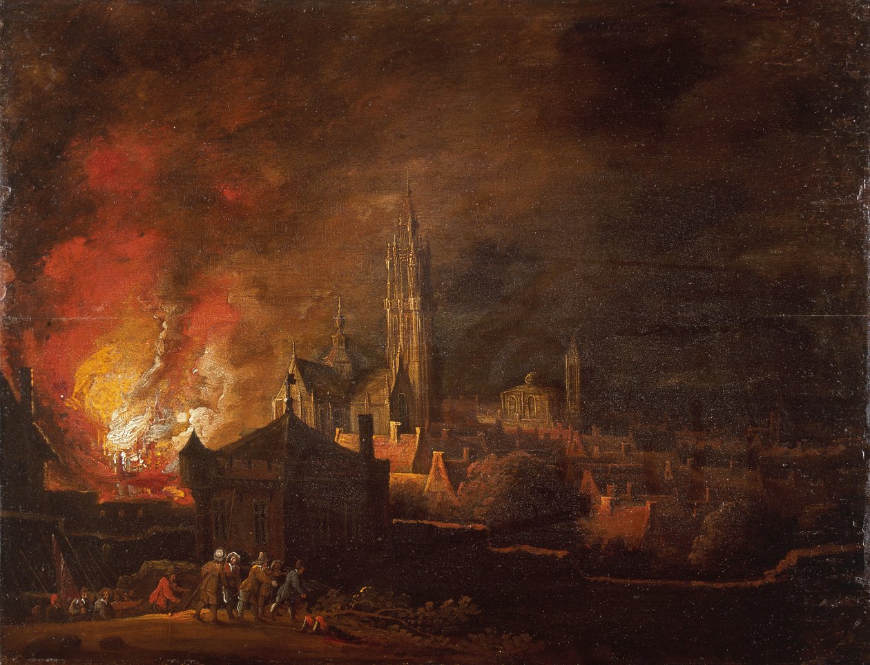 Branden i Antwerpen af Daniel van Heil
