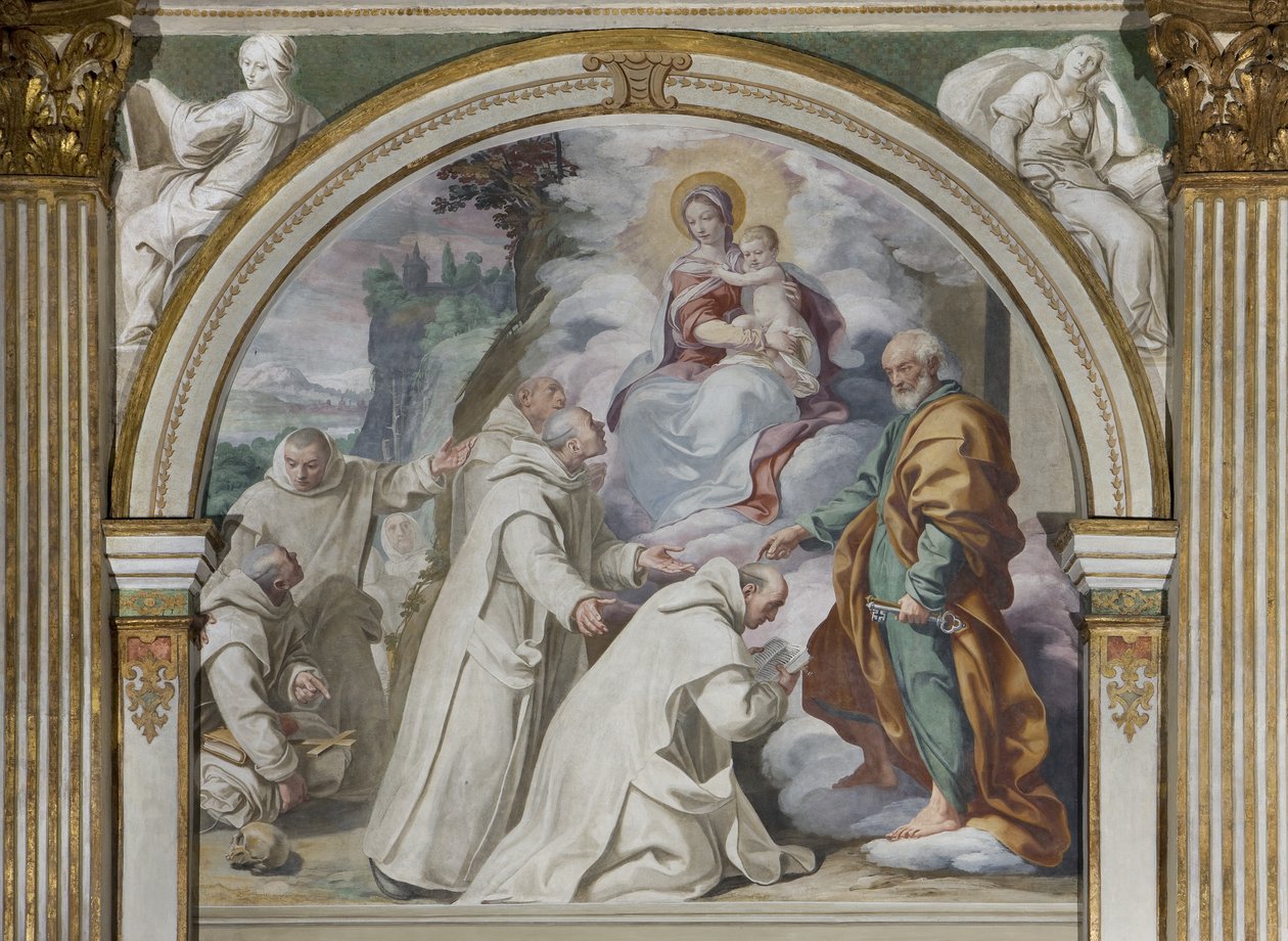 Godkendelse af den karteusiske regel, 1629 af Daniele Crespi