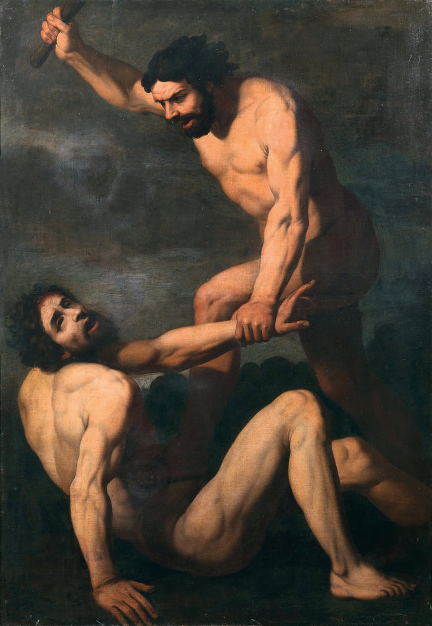 Kain og Abel. af Daniele Crespi