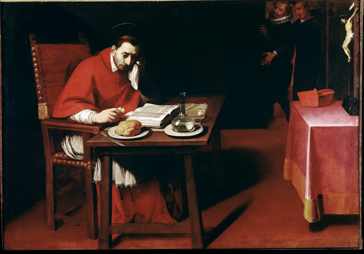 Repræsentation af Charles Borromeo, Young (maleri af Daniele Crespi
