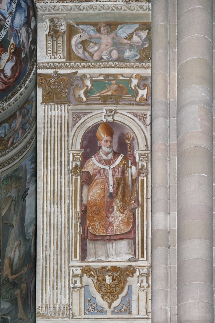 Sankt Ambrosius af Daniele Crespi