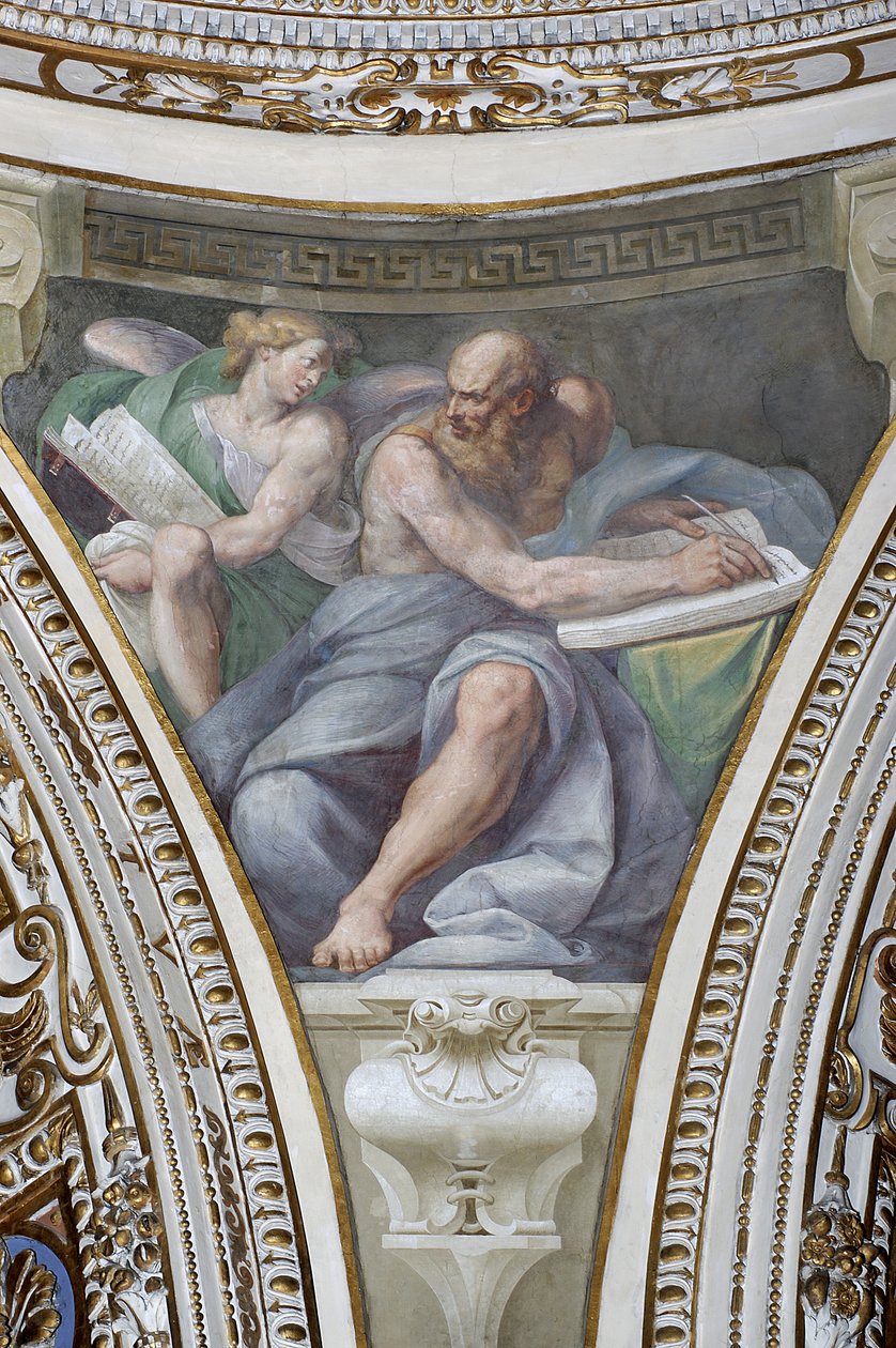 Sankt Matthæus (fresko) af Daniele Crespi