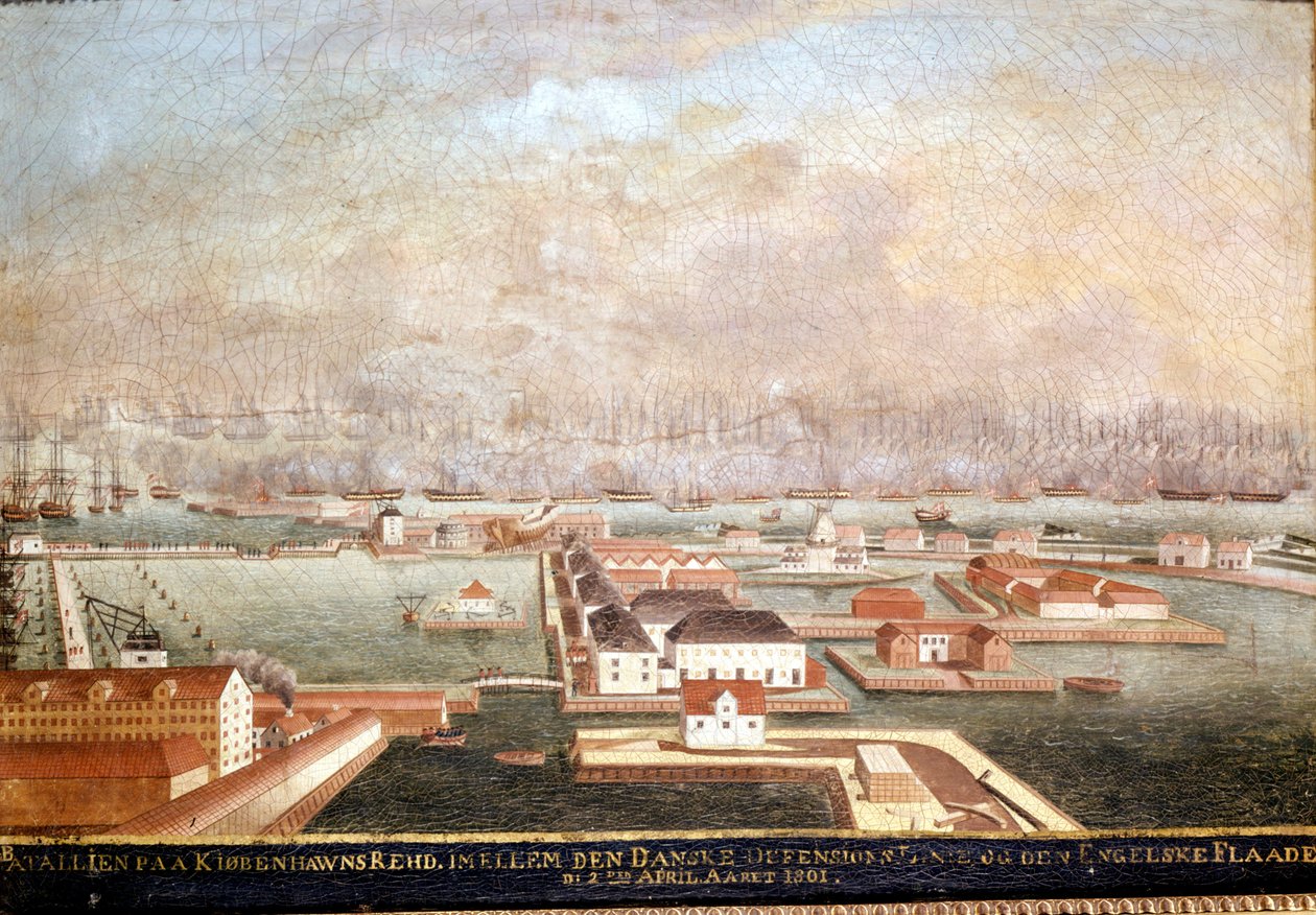 Slaget ved København, 1801 af Danish School