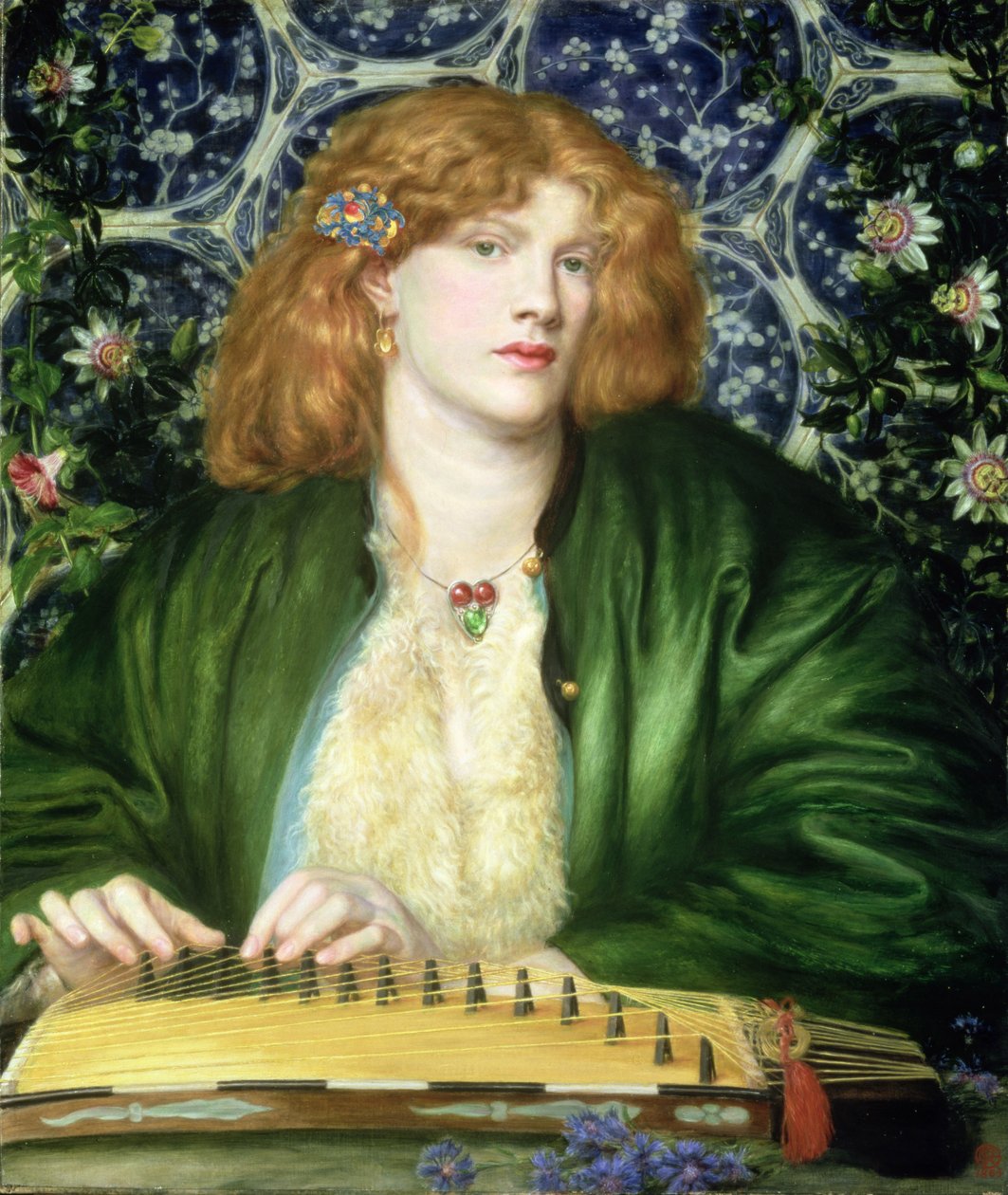 Den blå bue, 1865 af Dante Gabriel Charles Rossetti
