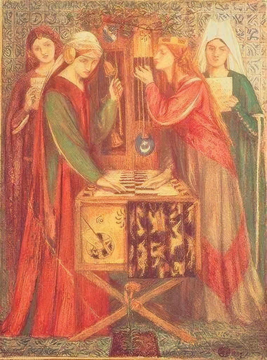 Det blå kammer af Dante Gabriel Charles Rossetti