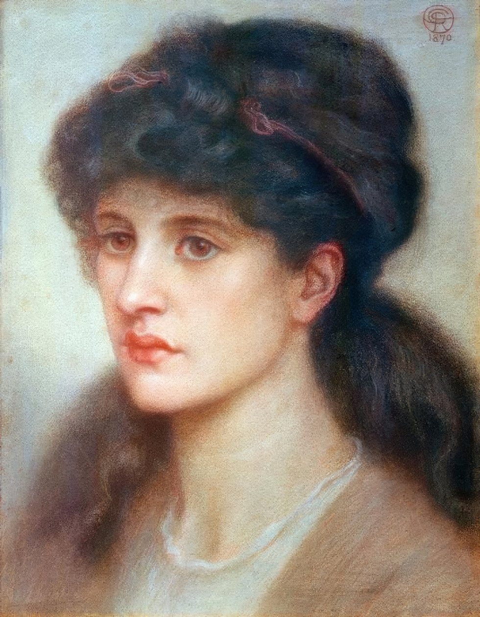 Maria Zambaco af Dante Gabriel Charles Rossetti
