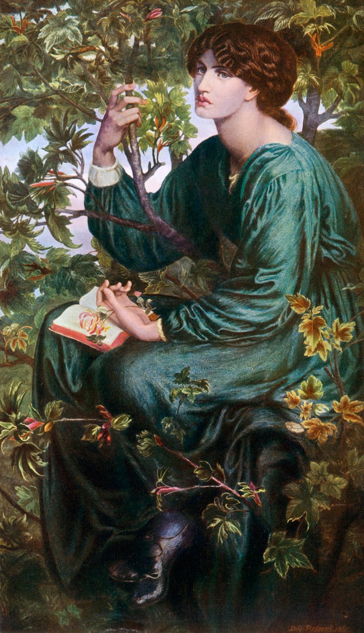 Dagdrøm, 1880, 1912. af Dante Gabriel Charles Rossetti