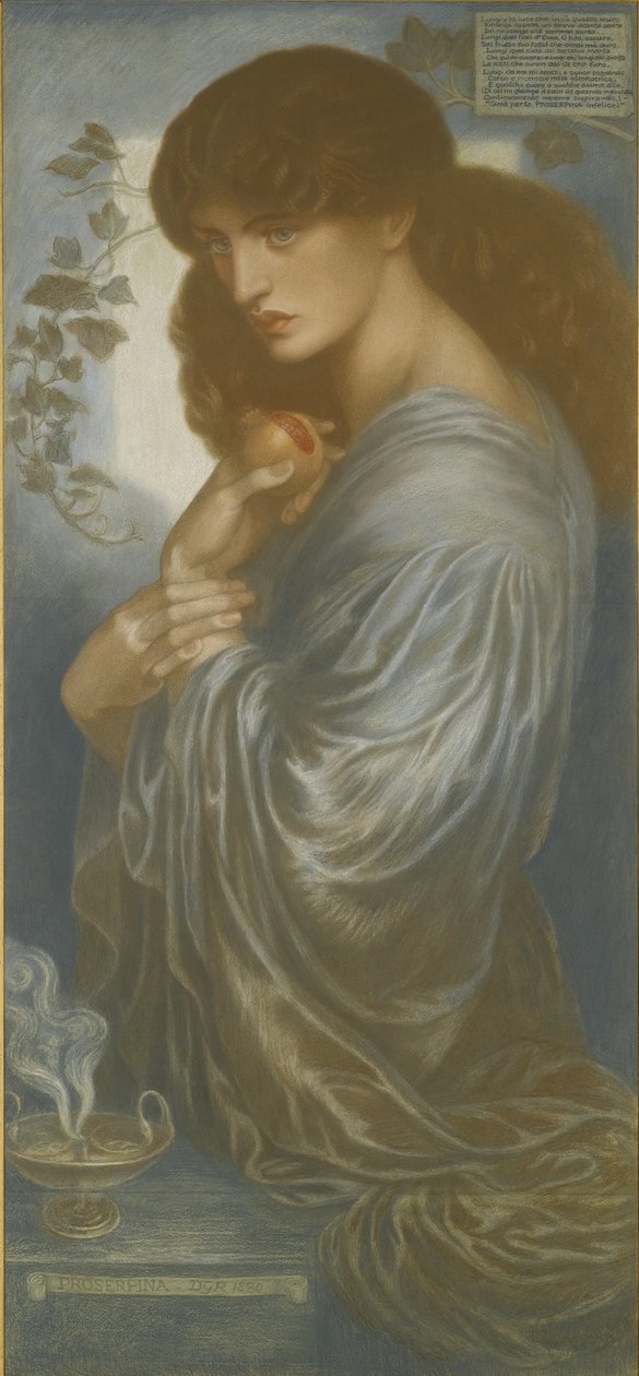 Proserpin af Dante Gabriel Charles Rossetti
