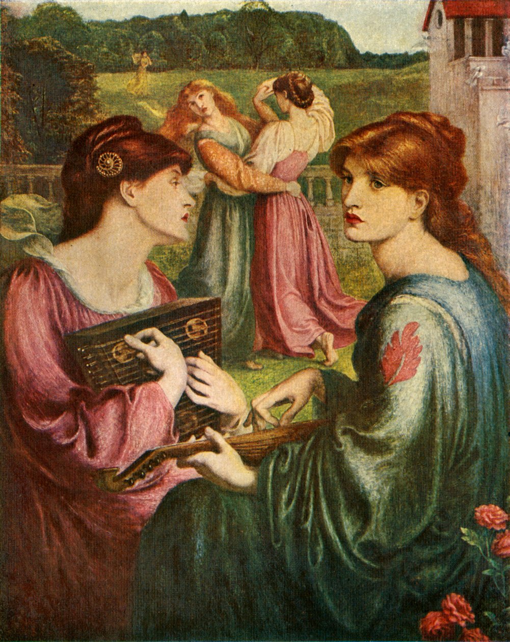 The Bower Meadow, 1850-1872, c1912 af Dante Gabriel Charles Rossetti