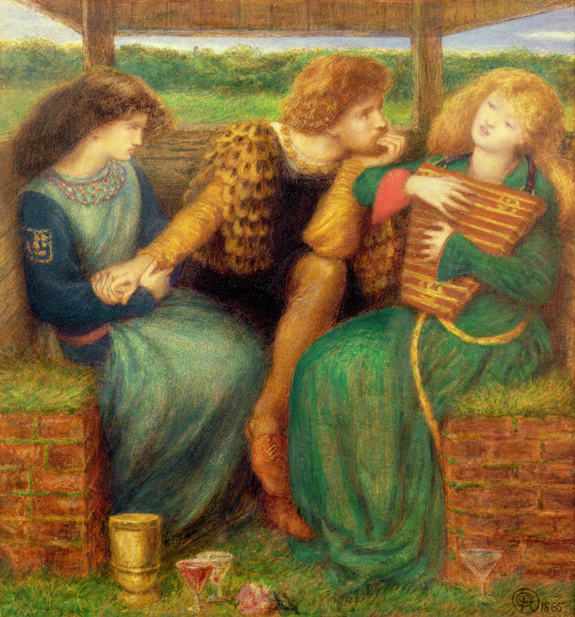 Den nådesløse Dame af Dante Gabriel Charles Rossetti