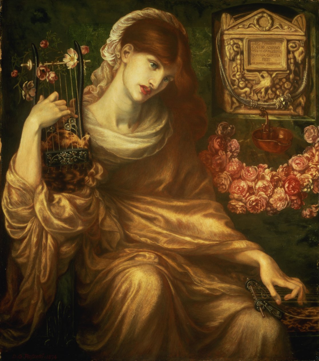 Den romerske enke af Dante Gabriel Charles Rossetti