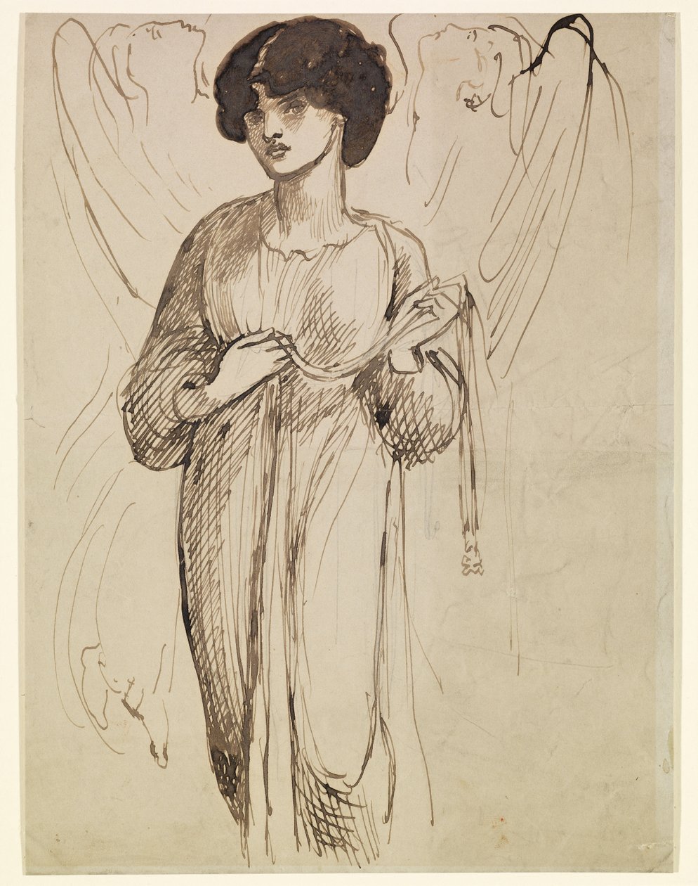 Astarte Syriaca - Studie af figurer af Dante Gabriel Rossetti