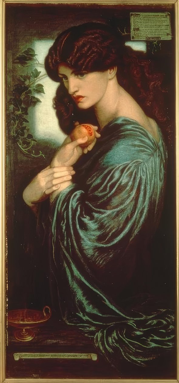 Proserpina af Dante Gabriel Charles Rossetti