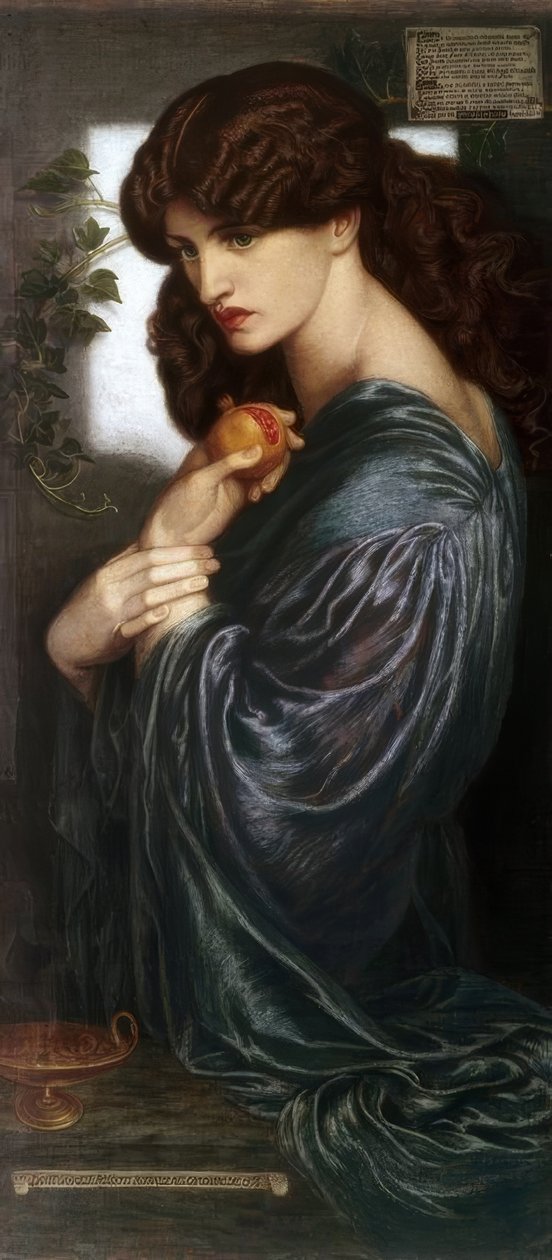 Proserpina af Dante Gabriel Charles Rossetti
