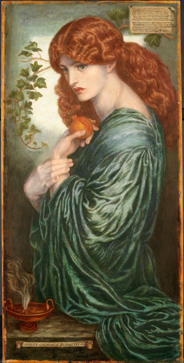 Proserpine af Dante Gabriel Rossetti