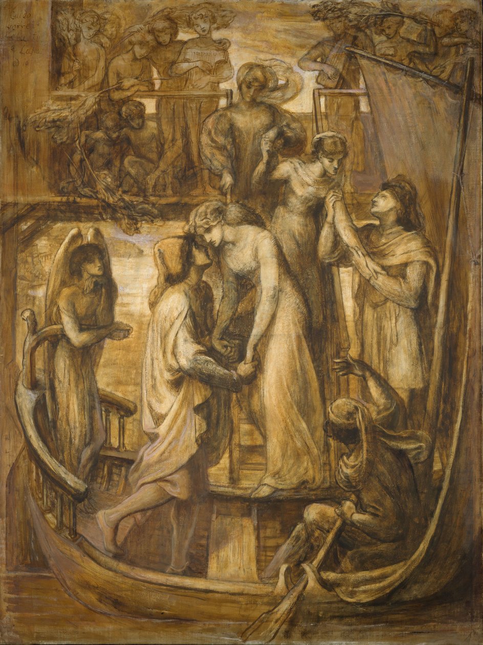 Kærlighedens båd, 1881. af Dante Gabriel Rossetti