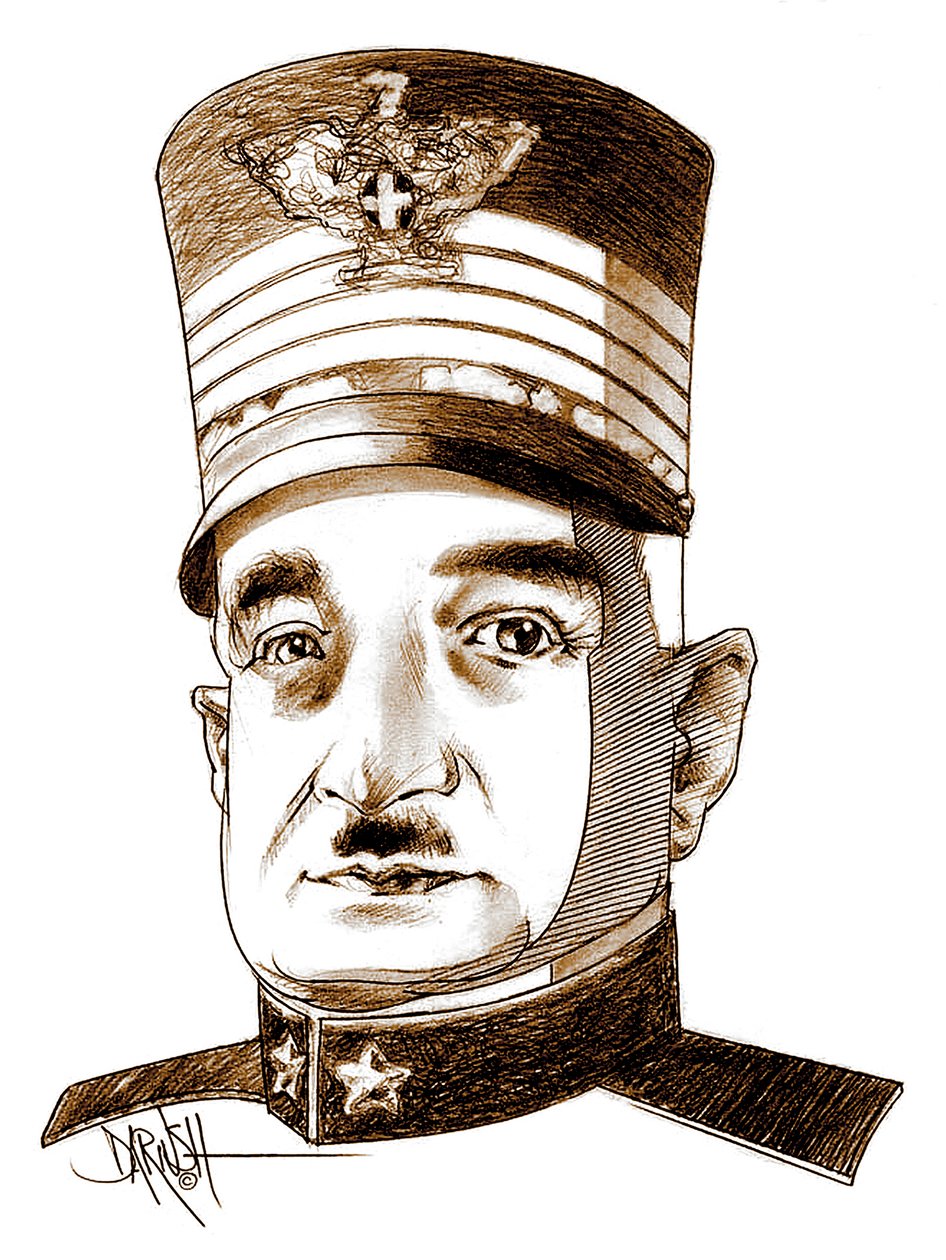 Armando Diaz, 2003 (digital farveblyantstegning) af Dariush Radpour