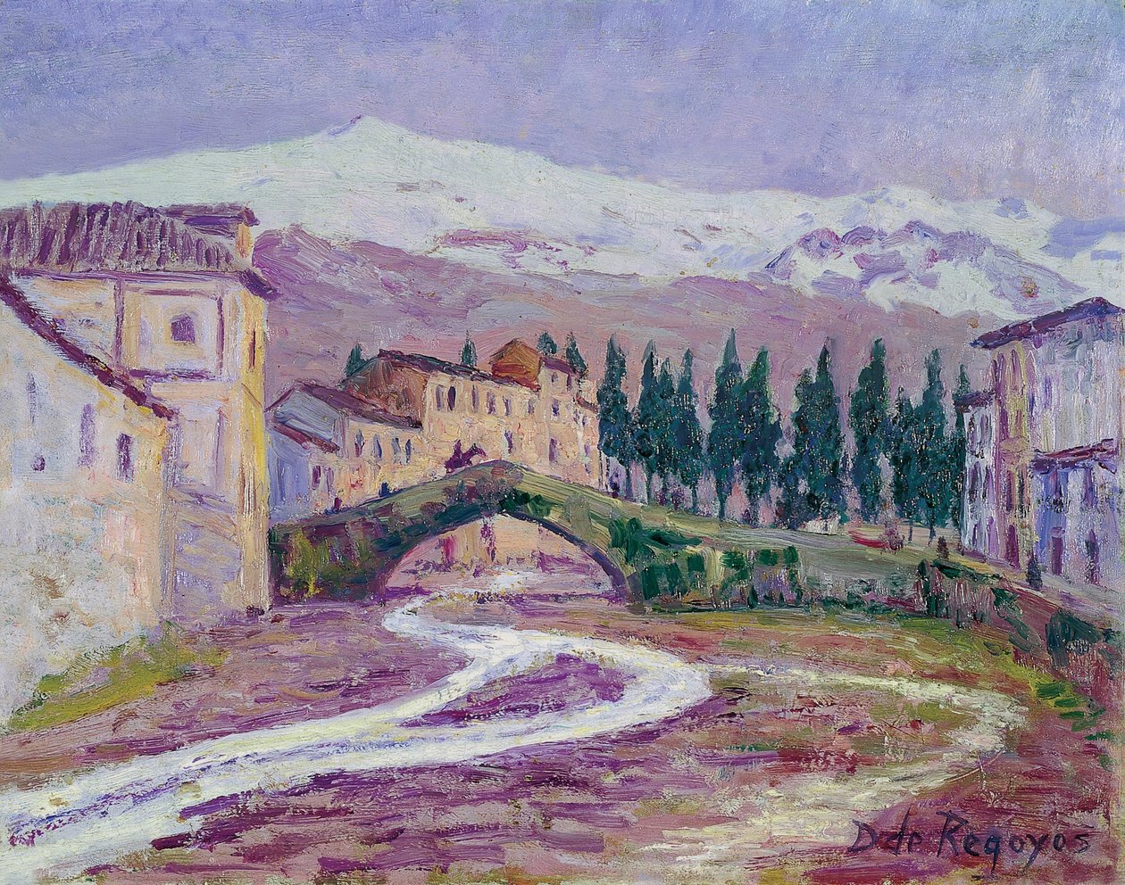 Sierra Nevada af Darío de Regoyos