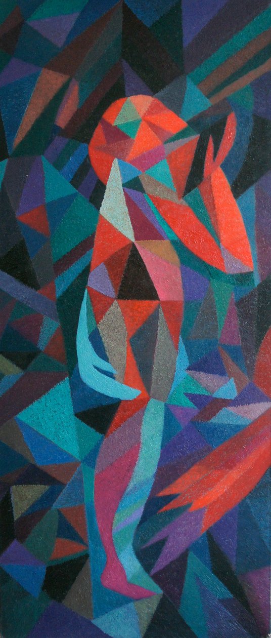 Split Tree Warrior 3 af Dave Pearson