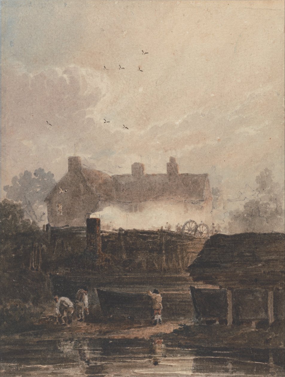 Bådbygning af David Cox