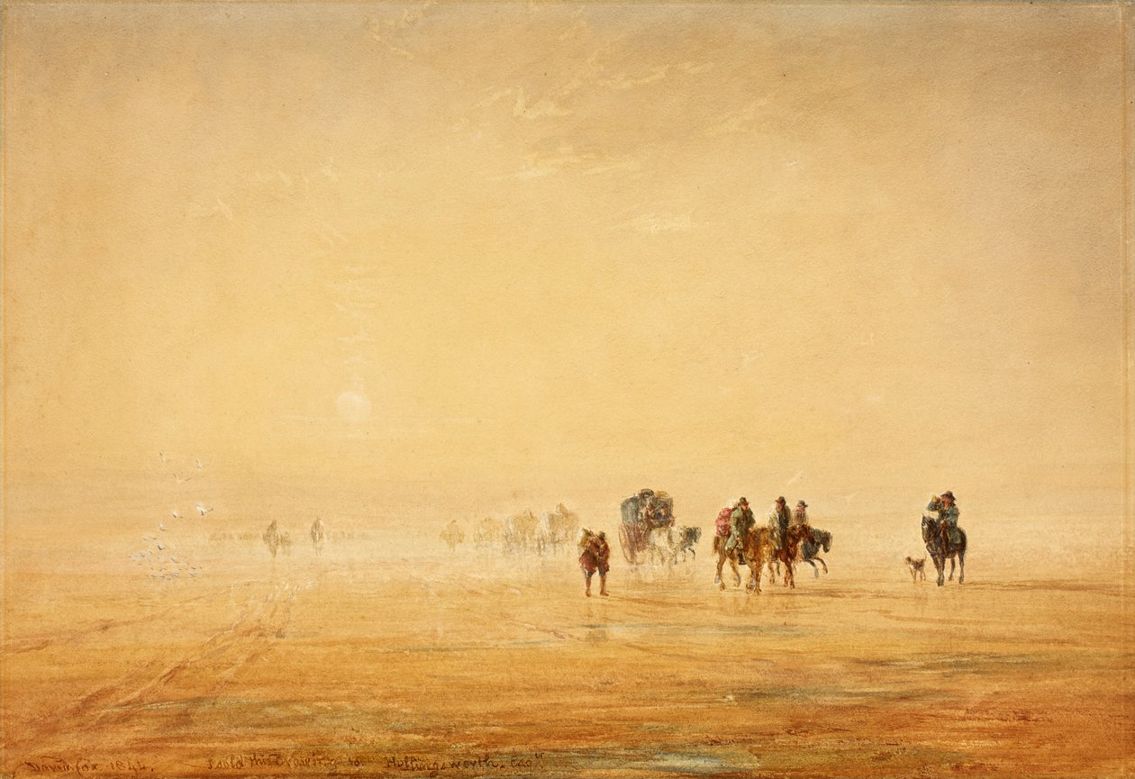 Lancaster Sands, 1844 af David Cox