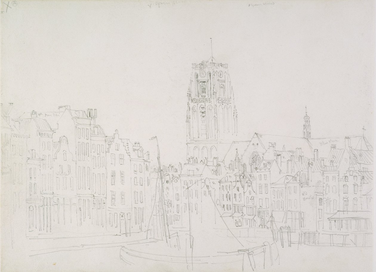 Rotterdam, ca. 1826 af David Cox