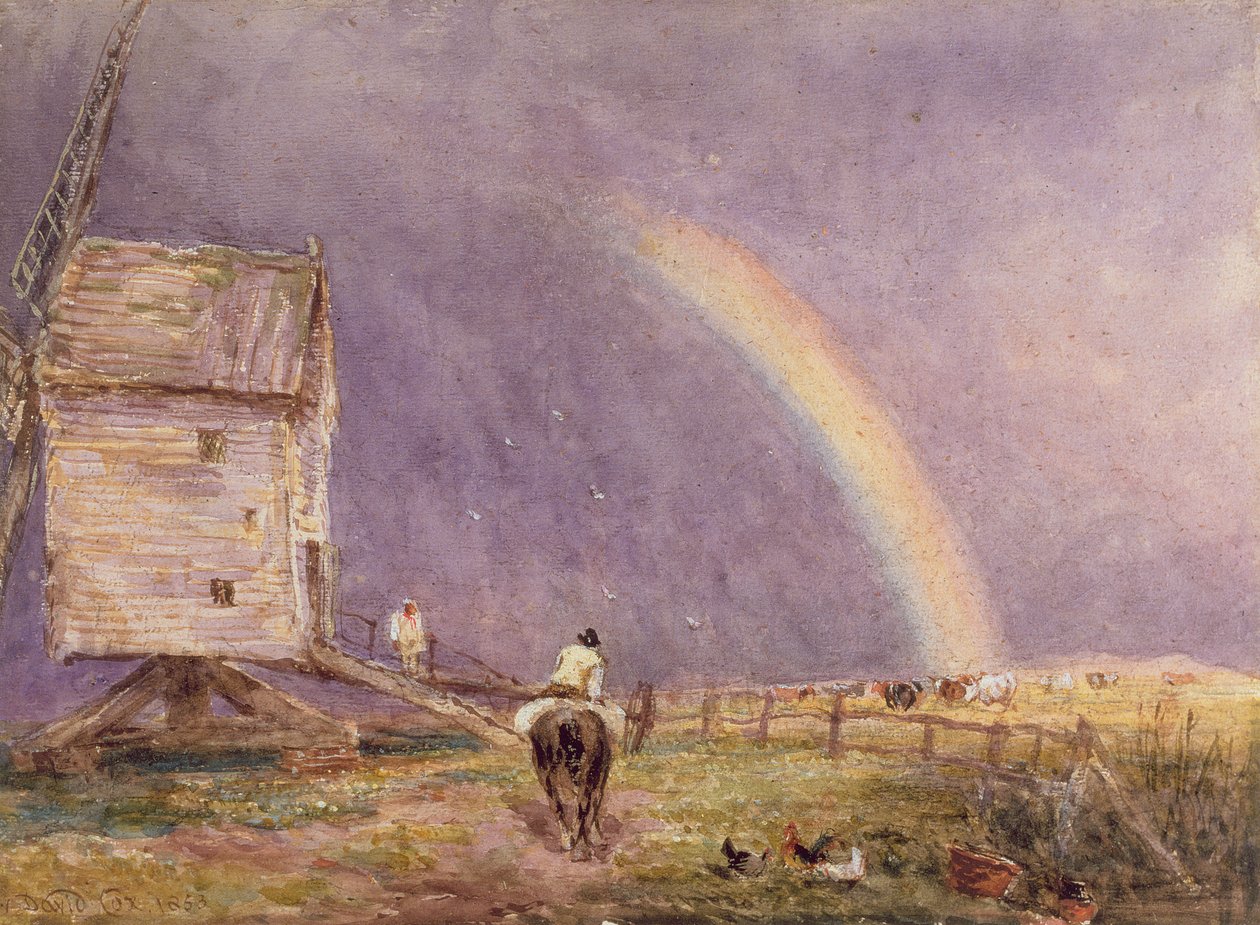 Møllen, 1853 af David Cox