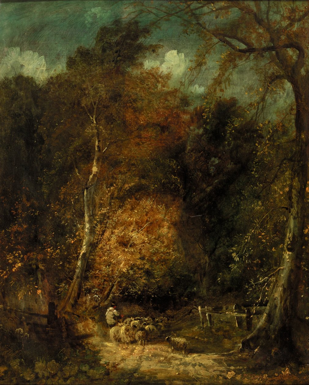 Skovklædt Landskab af David Cox