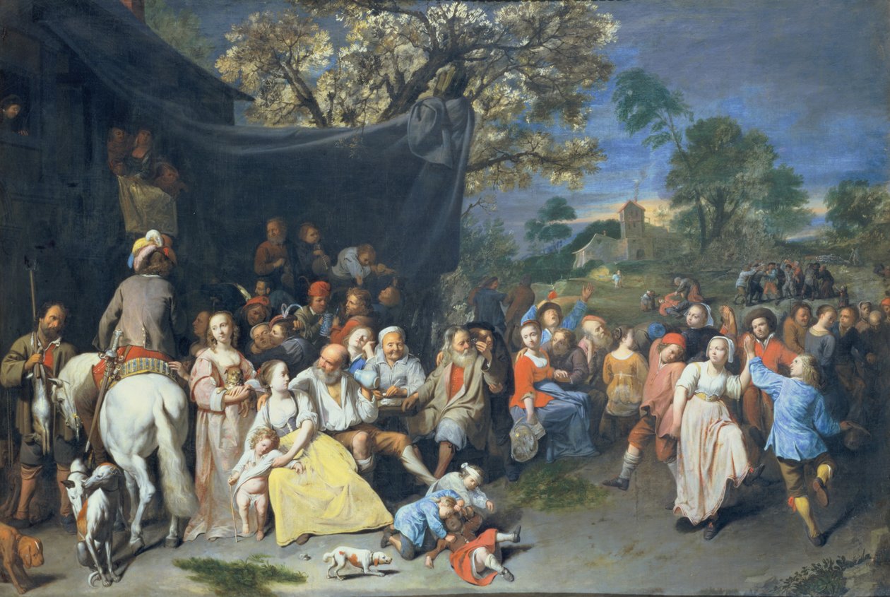Bondefest, 1649 af David III Ryckaert