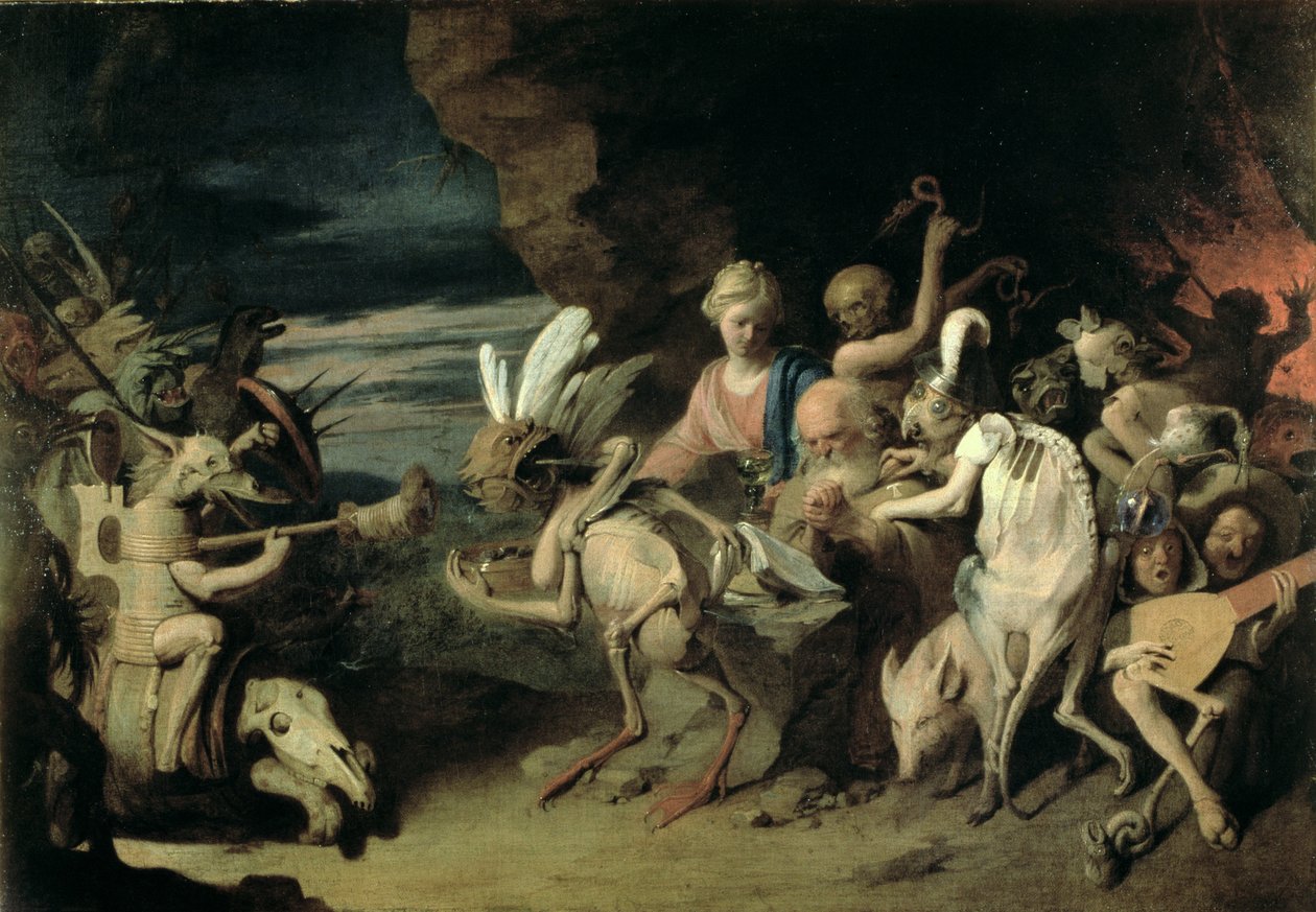 Fristelsen af Sankt Antonius af Egypten af David III Ryckaert