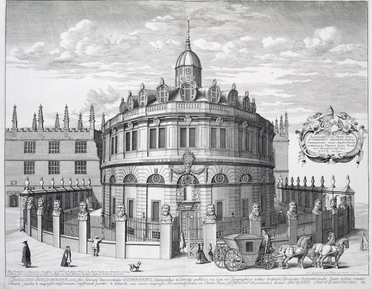 Sheldonian Theatre, Oxford, fra 