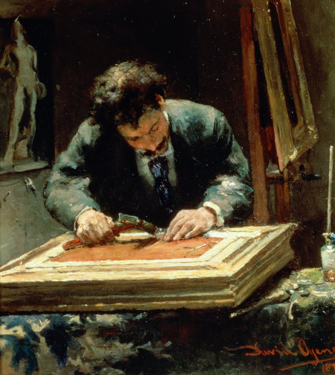 Billedrammeren, 1878 af David Oyens