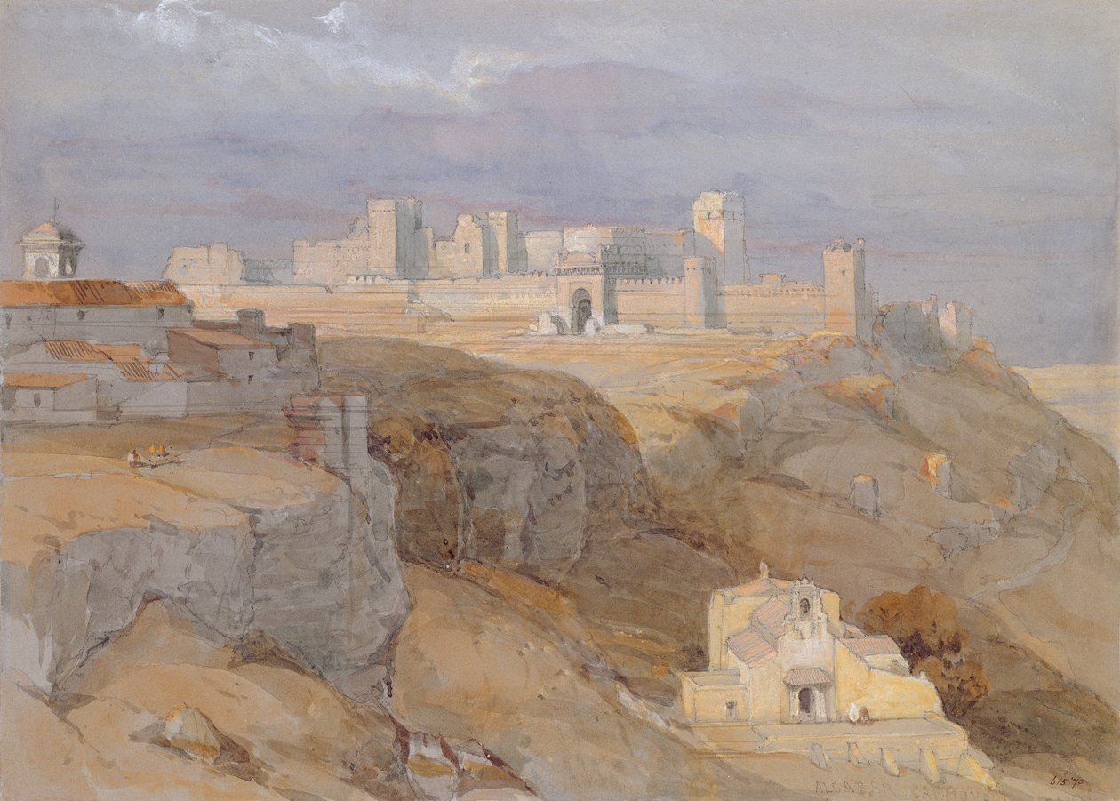 Alcazar i Carmona, Andalusien af David Roberts