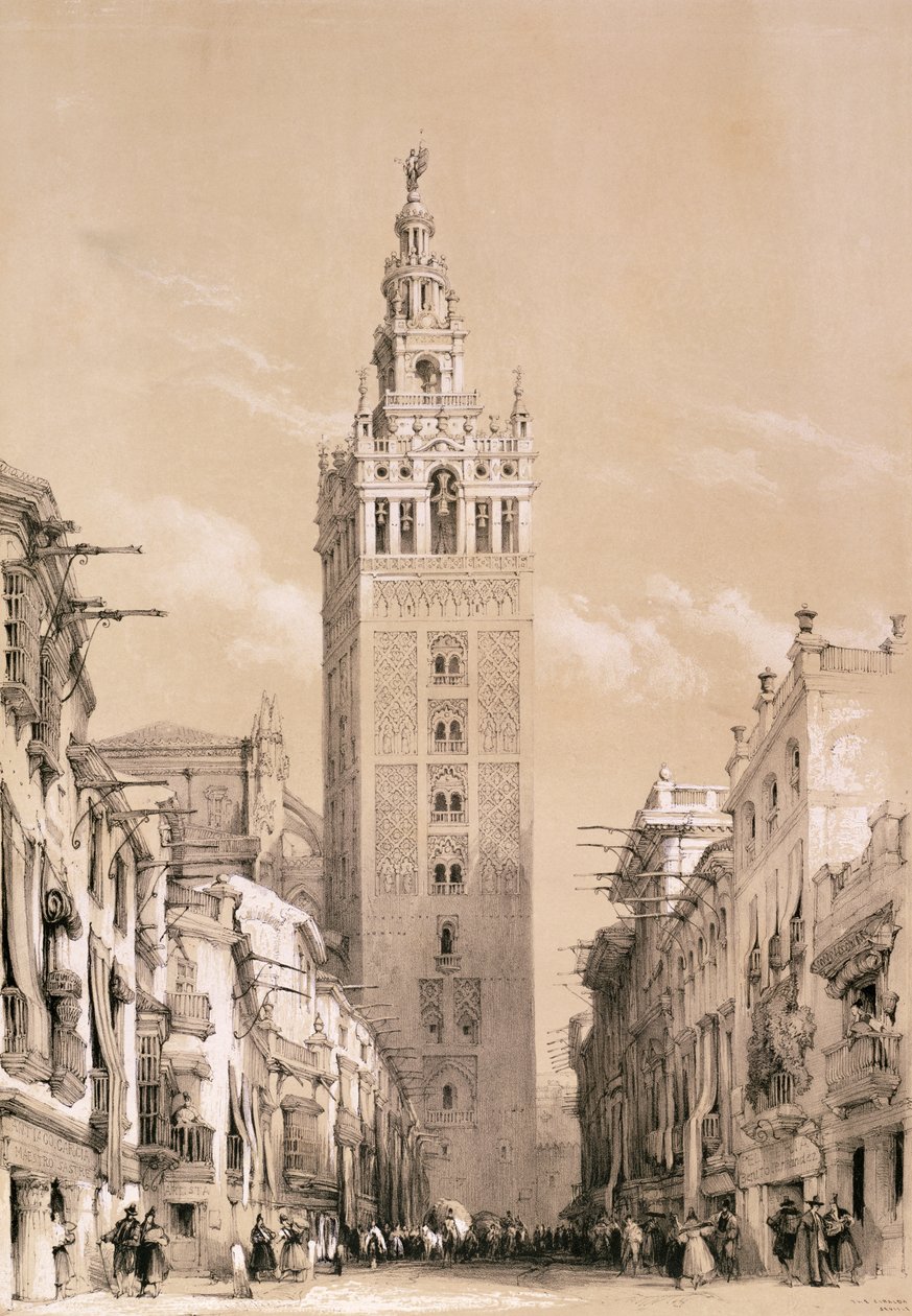 The Giralda, Sevilla, fra 