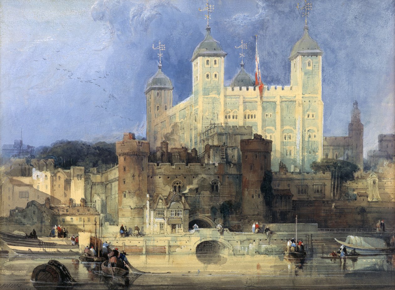 Tower of London af David Roberts