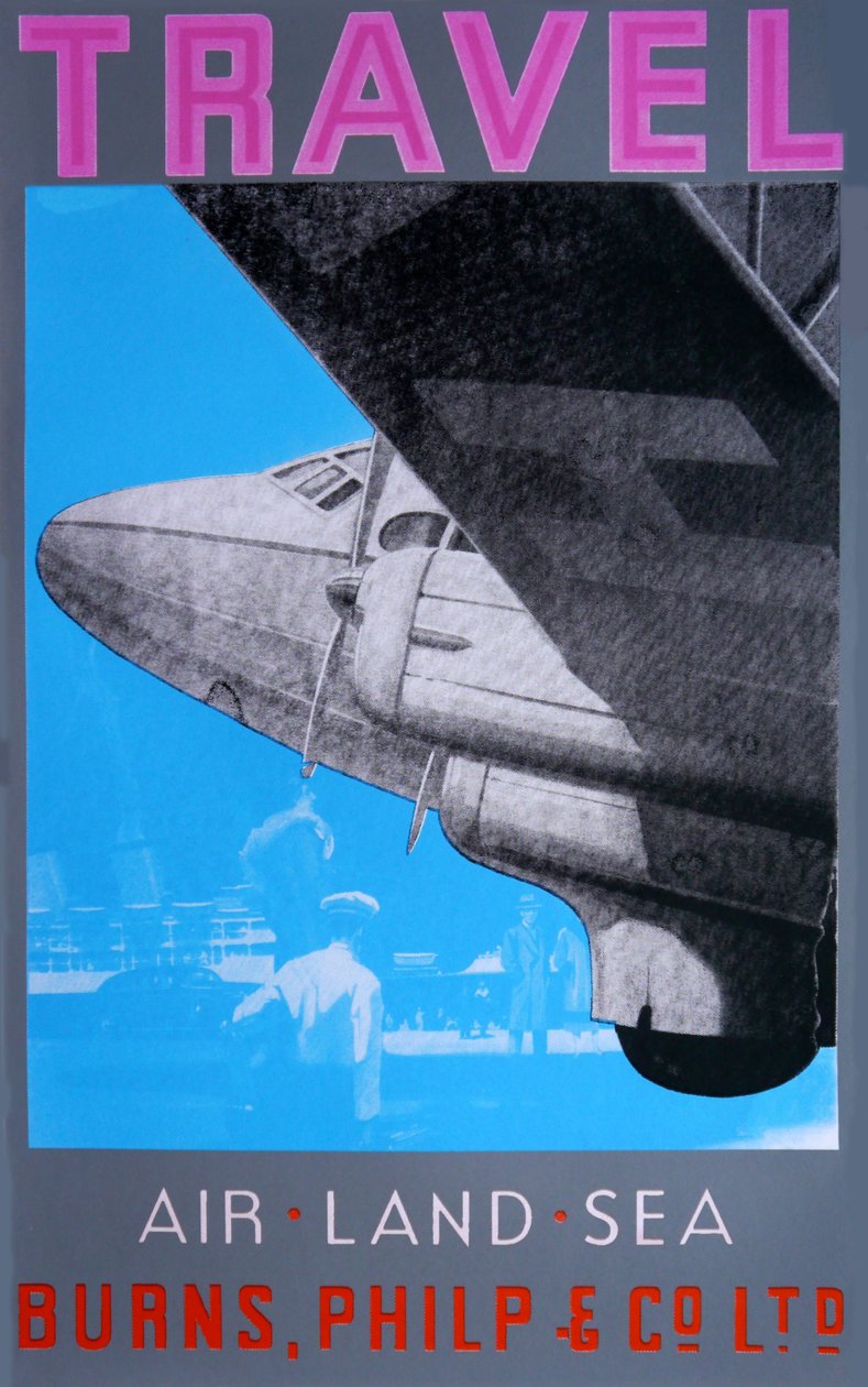 Rejser: Air, Land Sea (Pink) af David Studwell