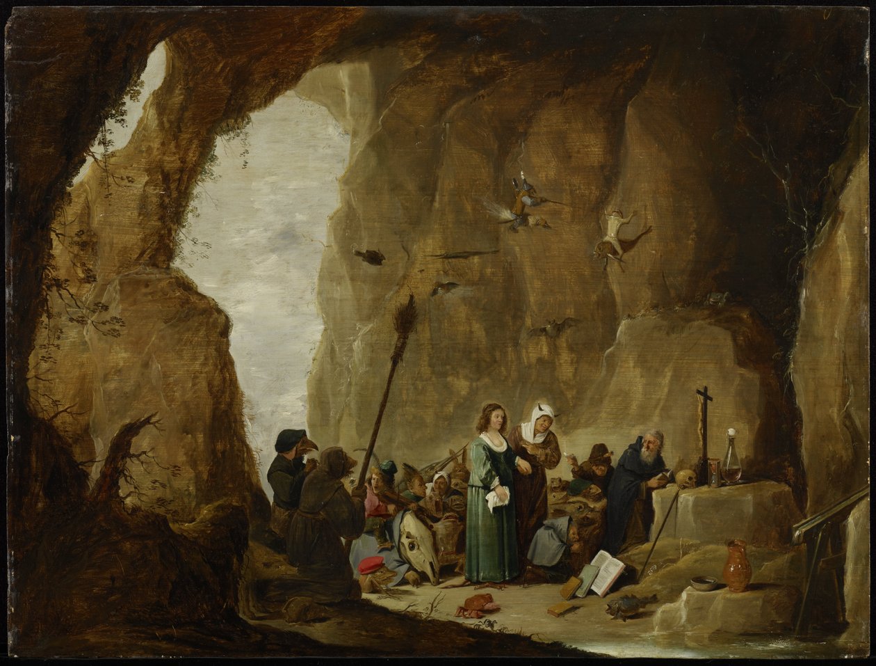 Fristelsen for St. Anthony af David Teniers the Younger