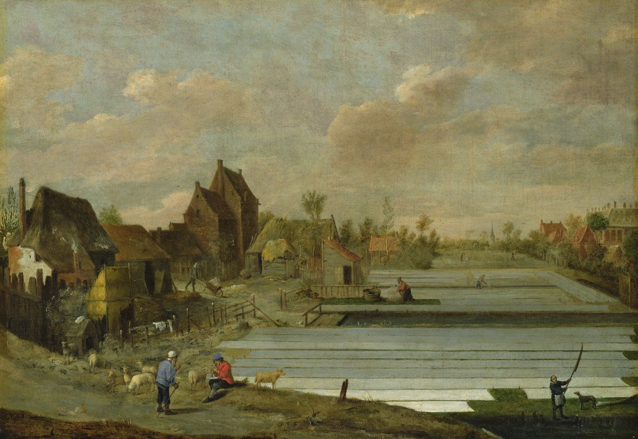 Blegeriet af David Teniers the Younger