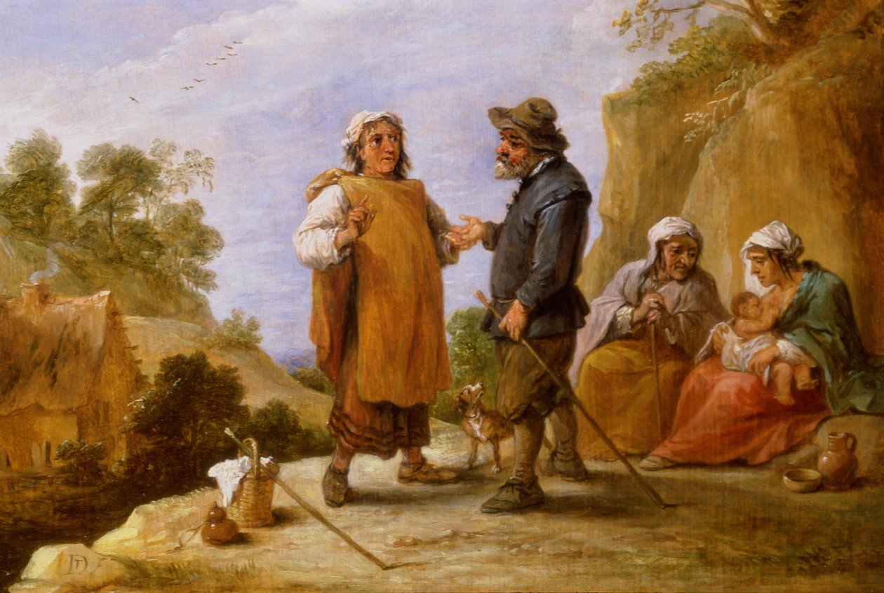 Spåkonen af David Teniers the Younger
